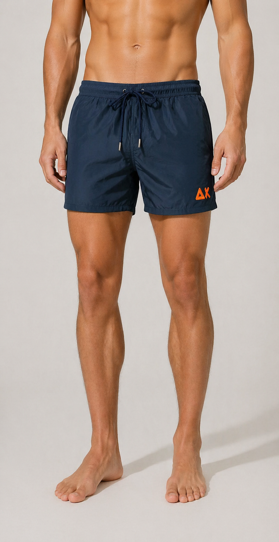 Sun68 SWIM PANT con LOGO FLUO
