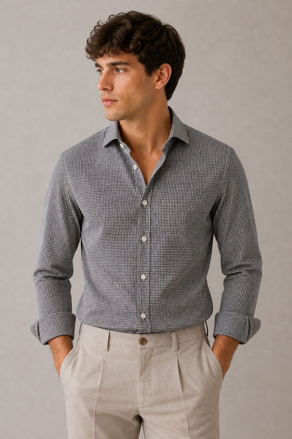 Giglio Milano Camicia Pied de poule