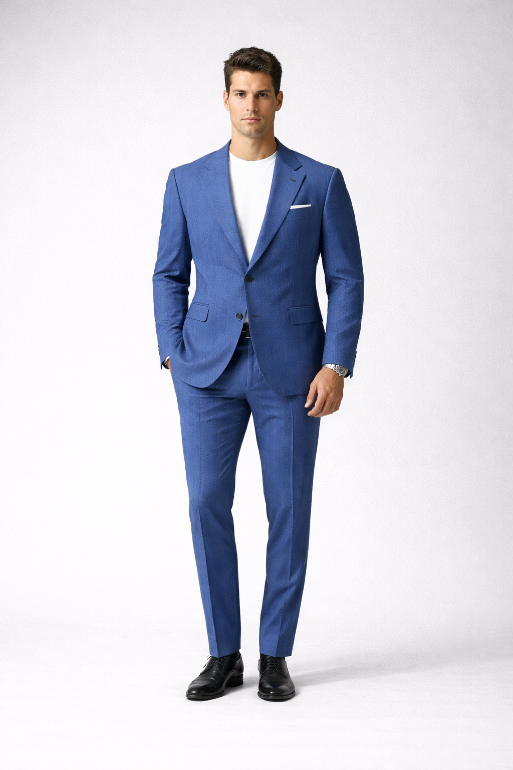 Paul Miranda  abito in  lino