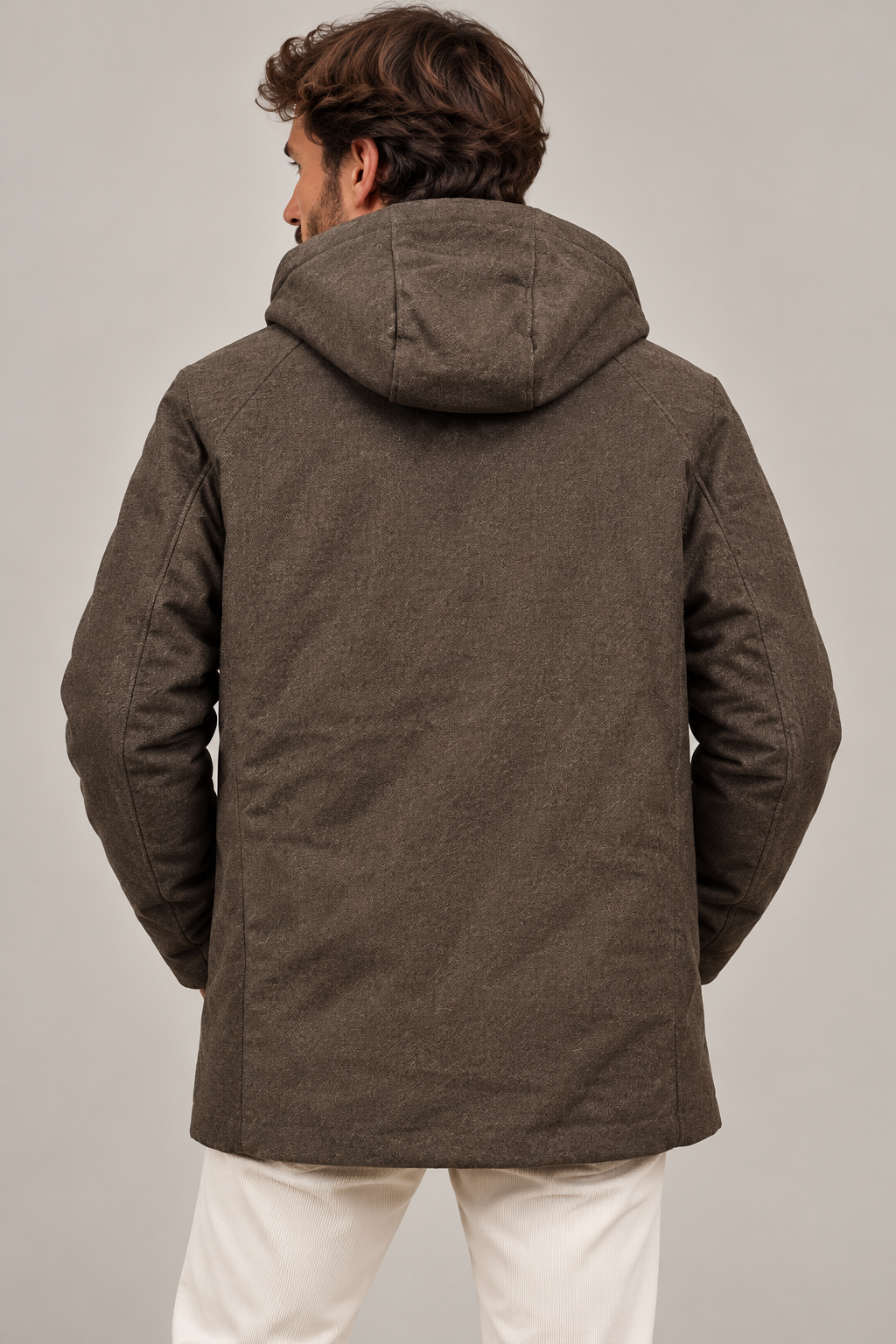 FORTOWN PARKA IN TESSUTO SPIGATO CON CAPPUCCIO
