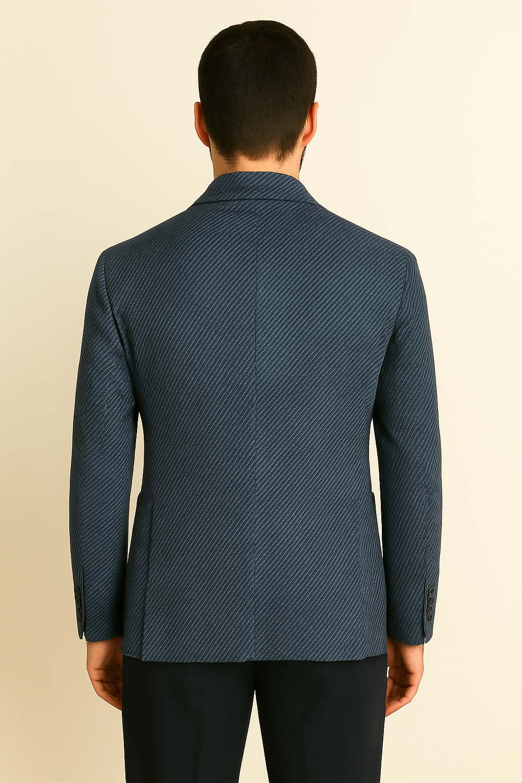 Giglio Milano Doppio Petto Trama Obliqua