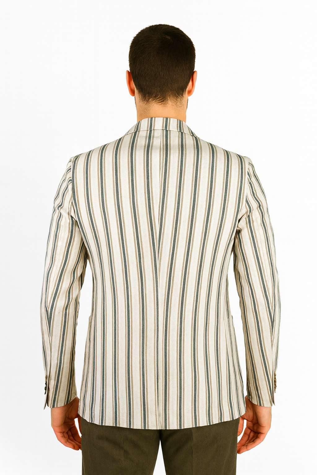 Paul Miranda Mono Petto Gessato colorato