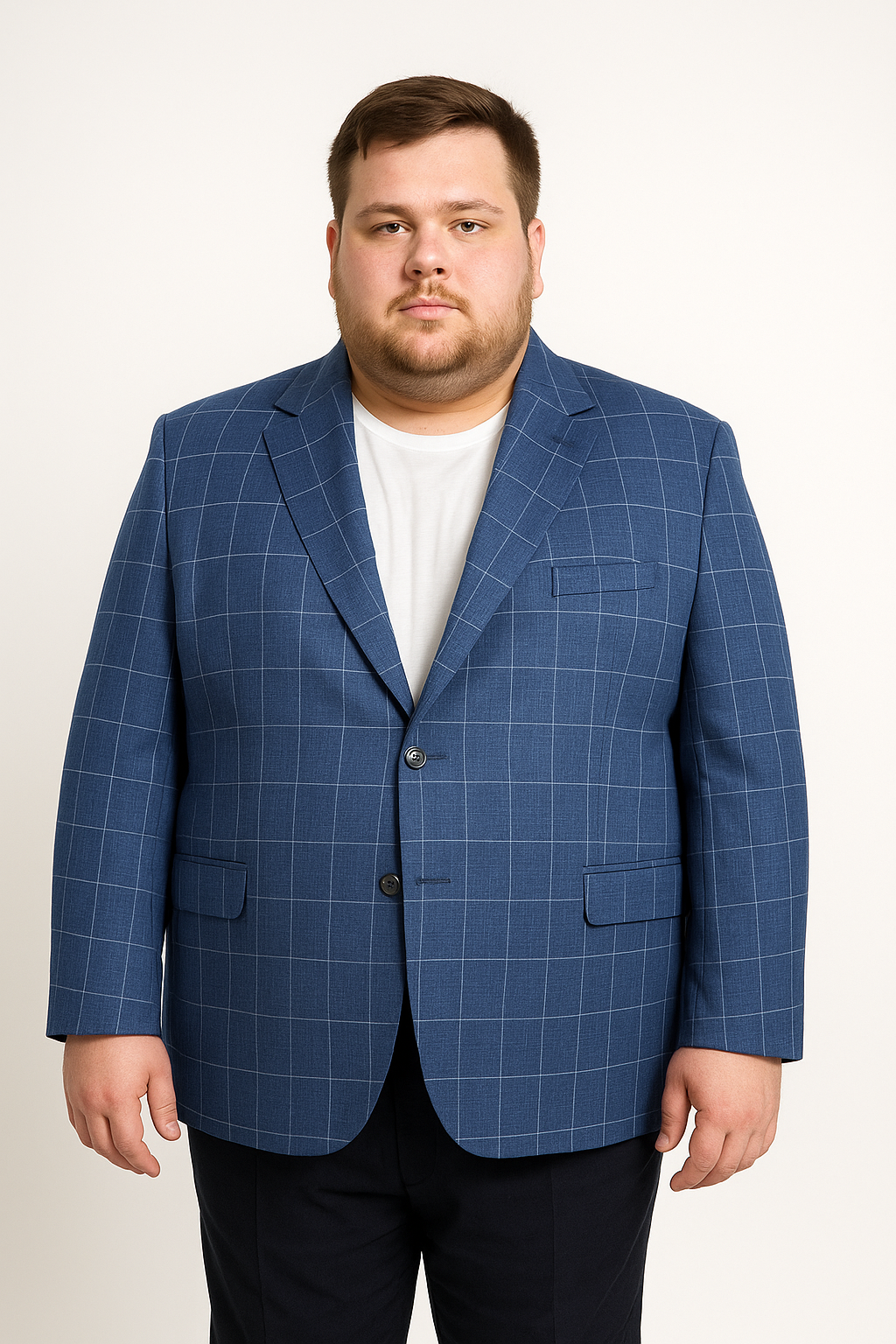 Giglio Milano Giacca finestrata azzurra D.4