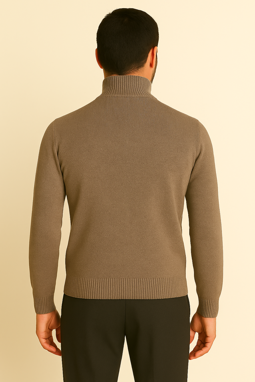 MASQ Lupetto con mezza zip