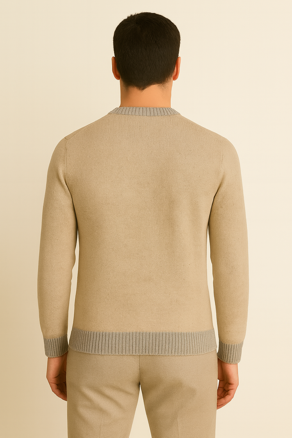 MASQ Maglione effetto tweed