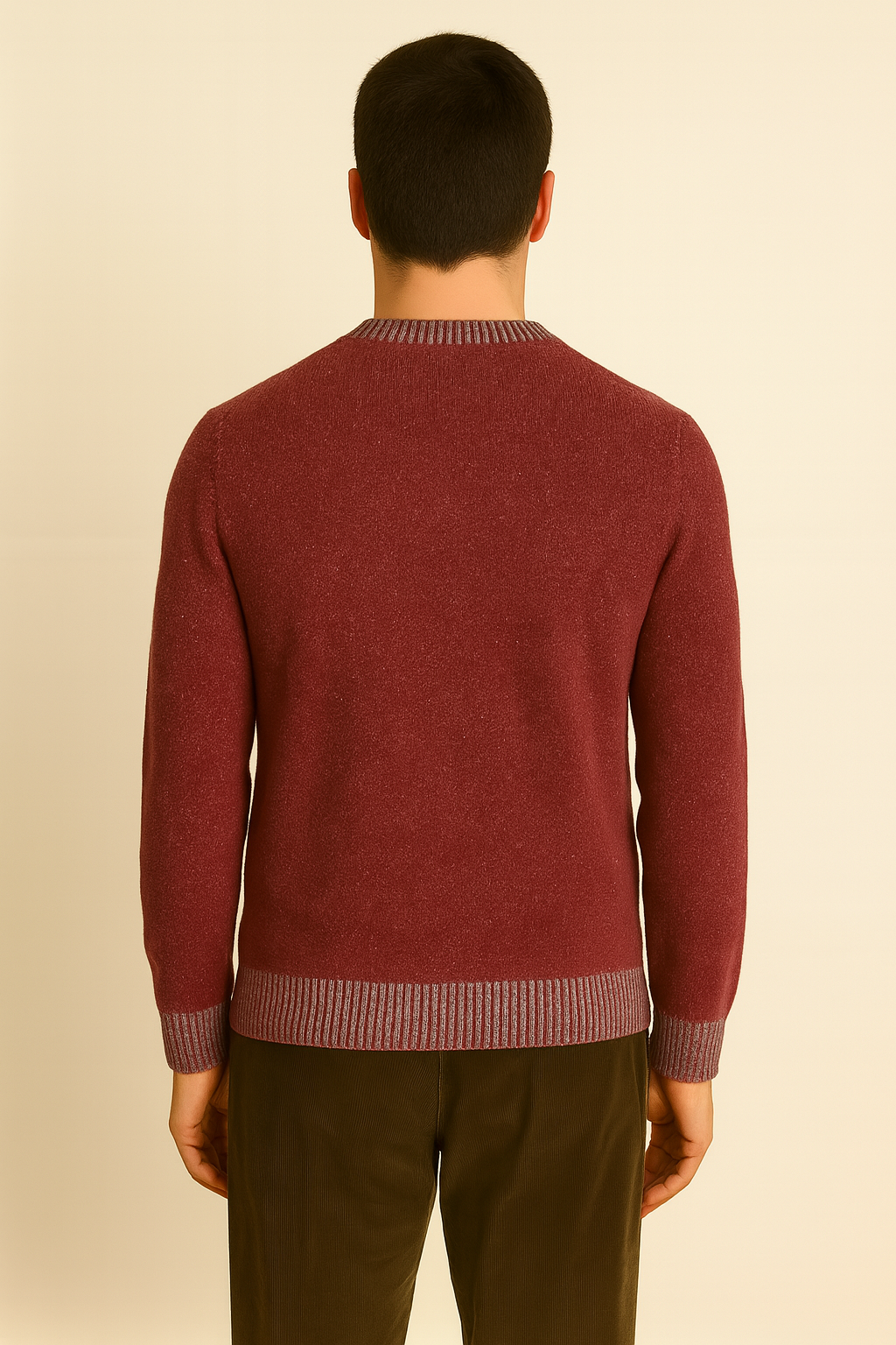 MASQ Maglione effetto tweed