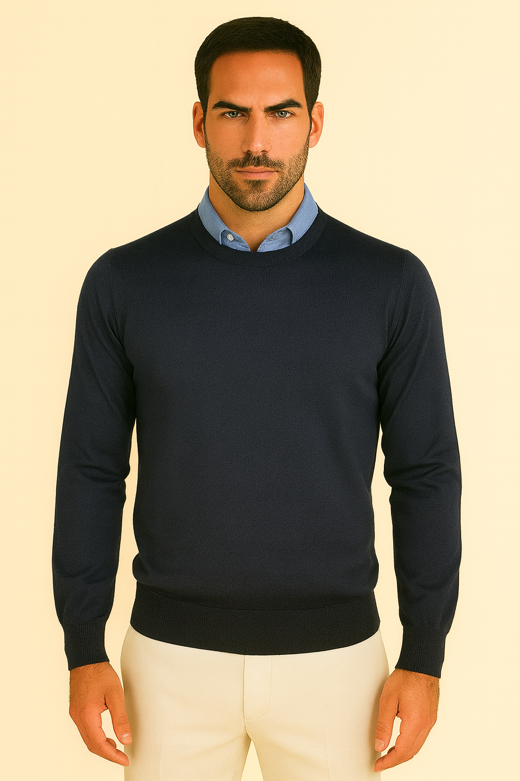 MASQ Girocollo in Seta e lana