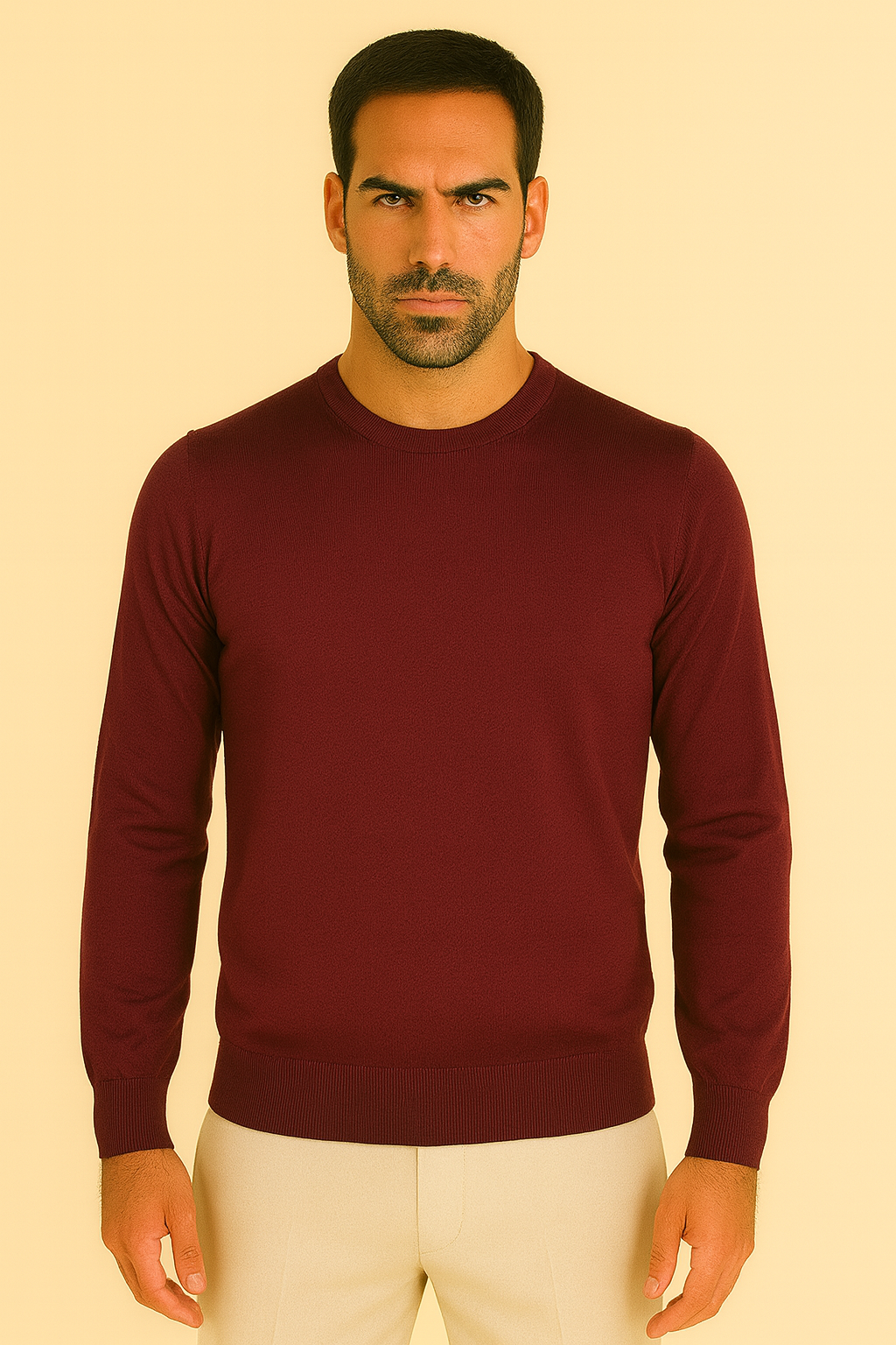 MASQ Girocollo in Seta e lana