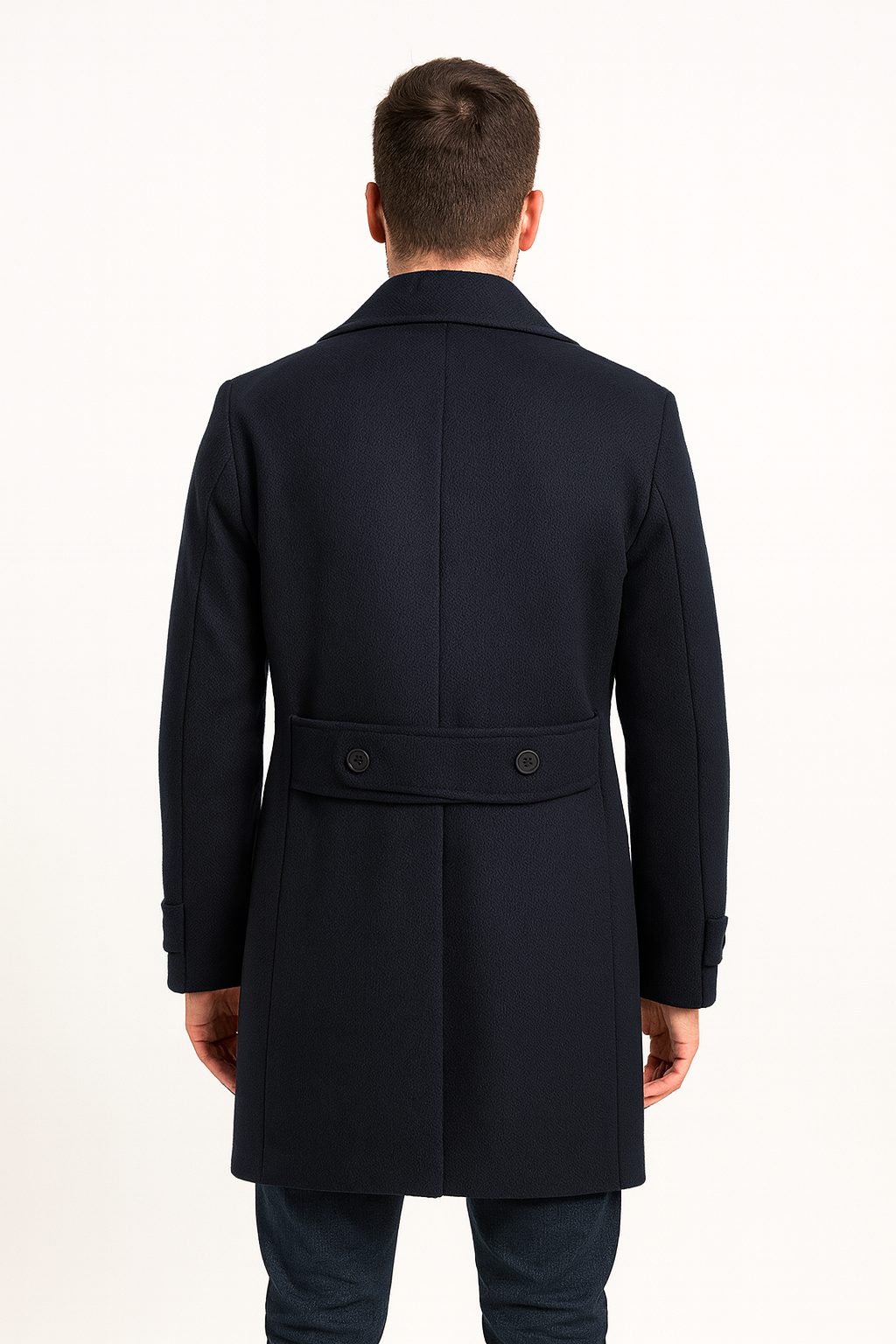 OVER D Cappotto con martingala