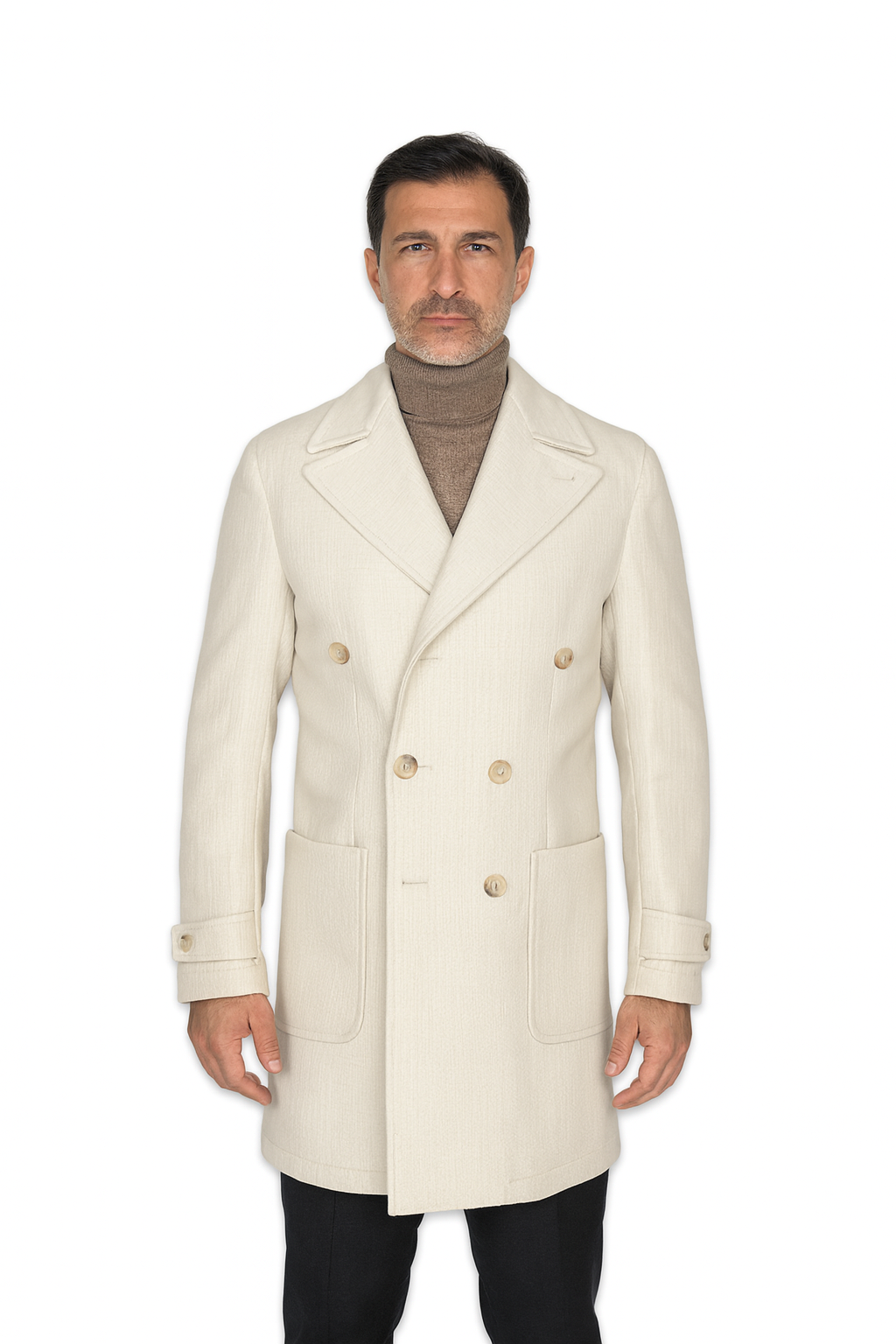 OVER D Cappotto con martingala