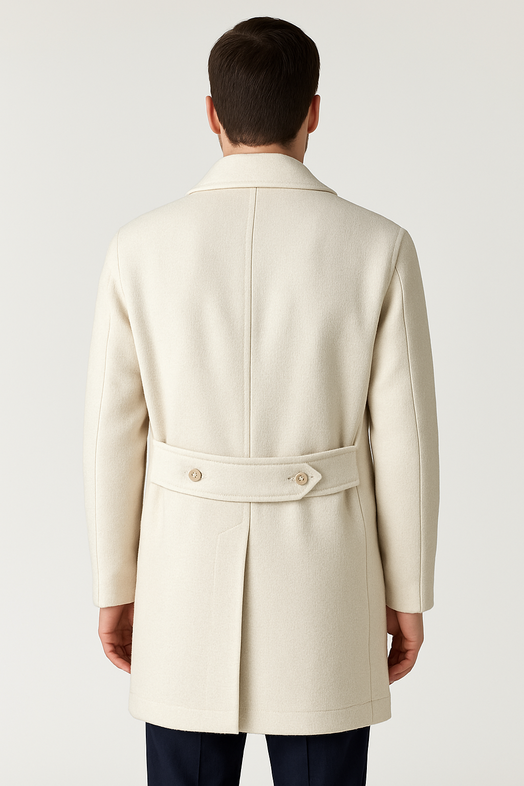 OVER D Cappotto con martingala