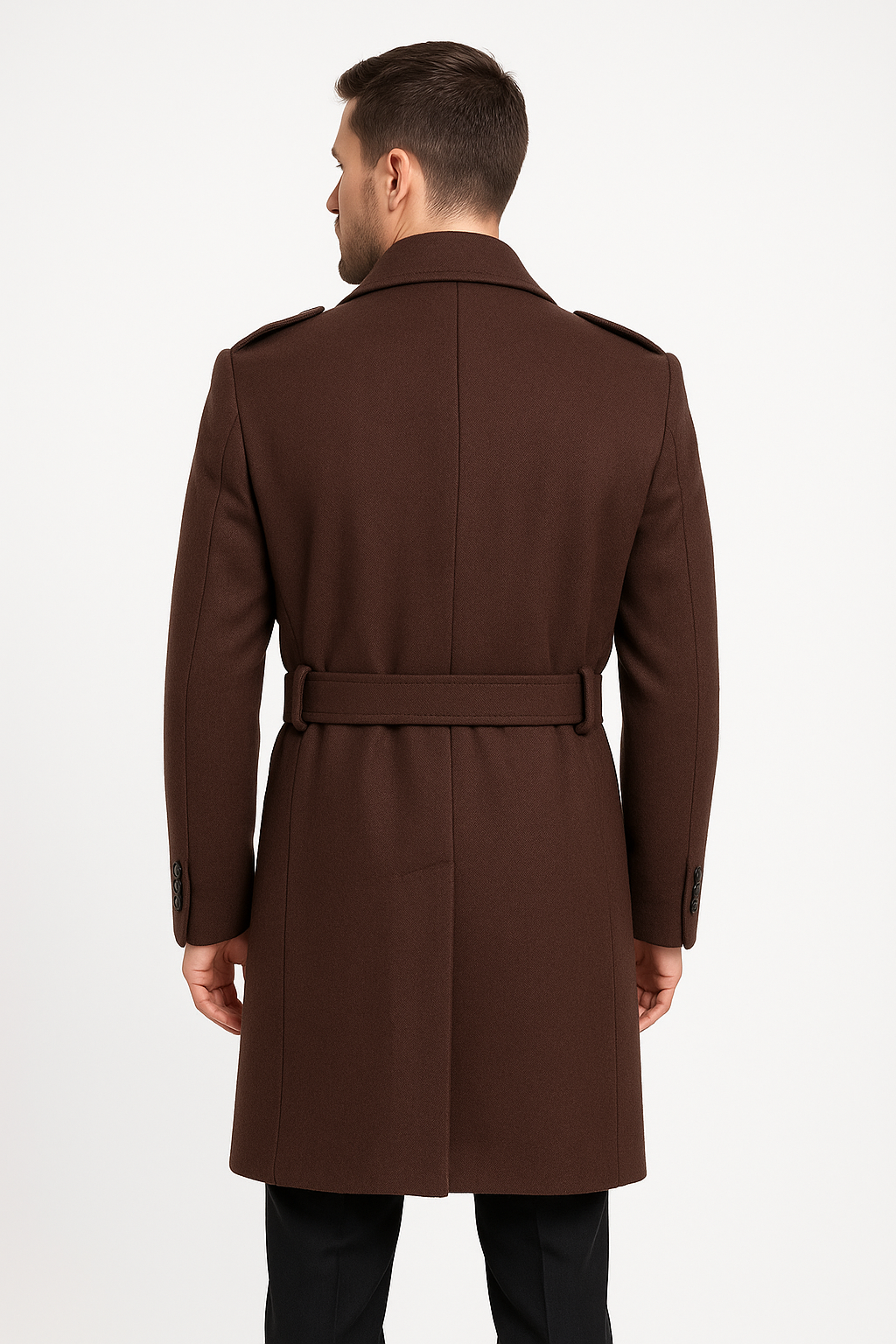 OVER D Cappotto con cintura