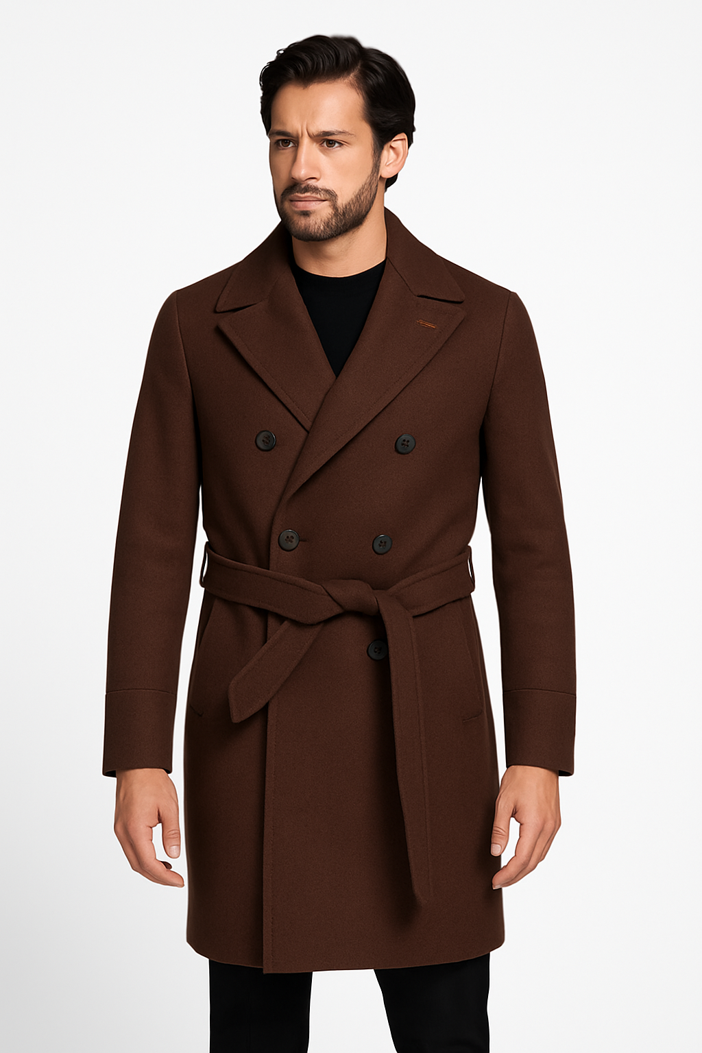OVER D Cappotto con cintura