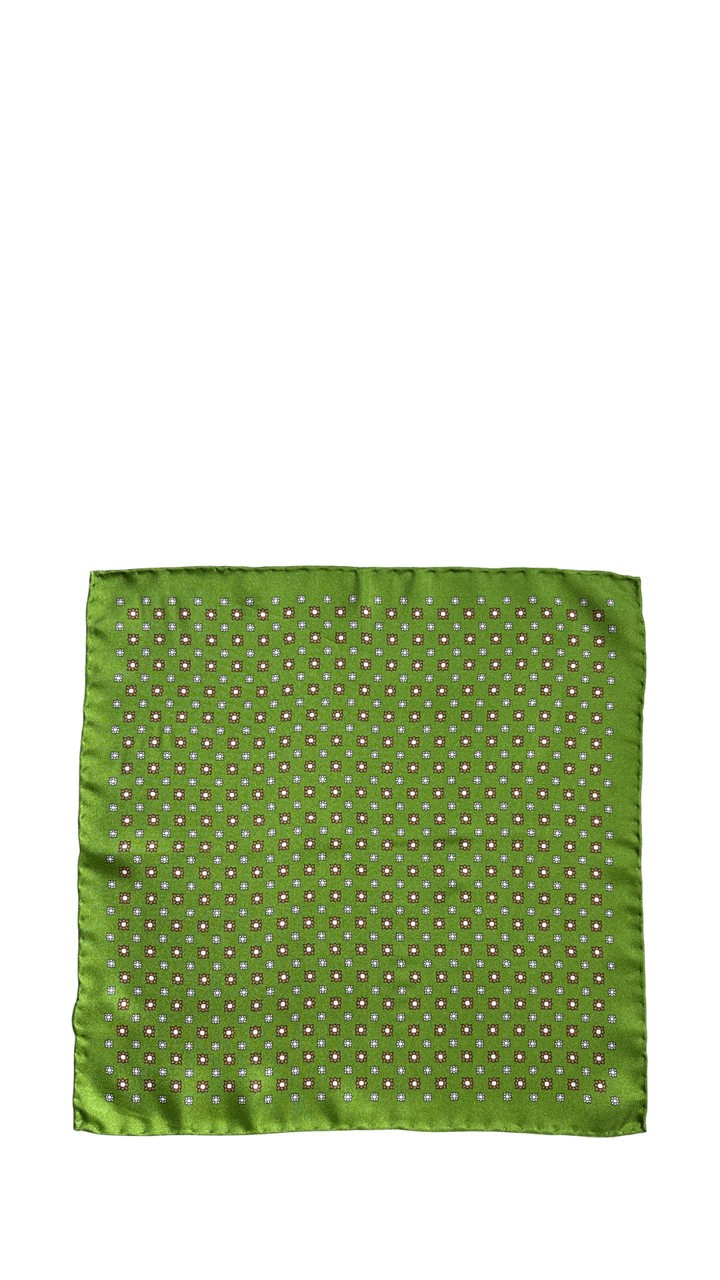 Giglio Milano Pochette stampata in seta