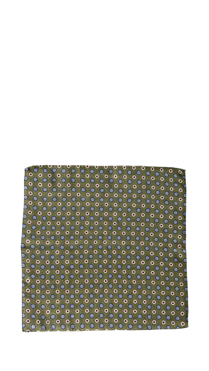 Giglio Milano Pochette stampata in seta