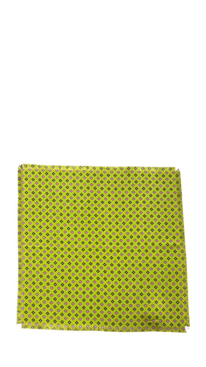 Giglio Milano Pochette stampata in seta