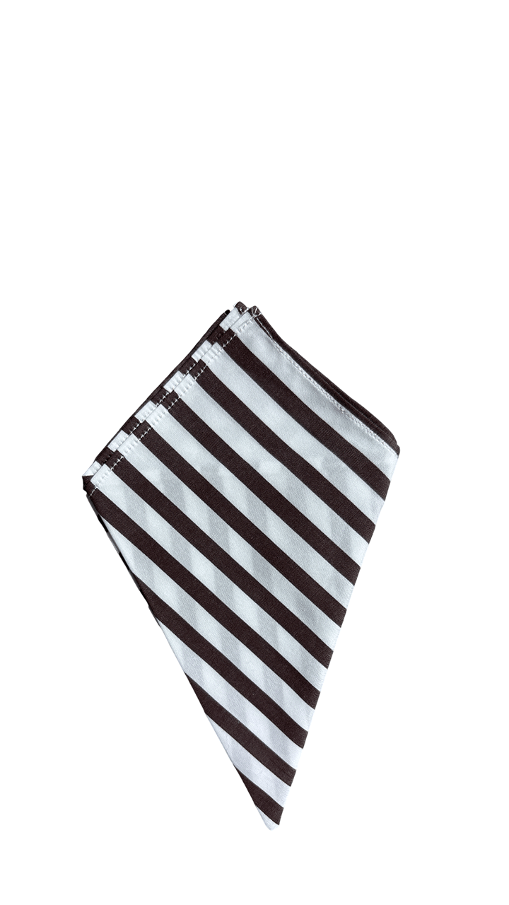 Giglio Milano Pochette rigata in cotone