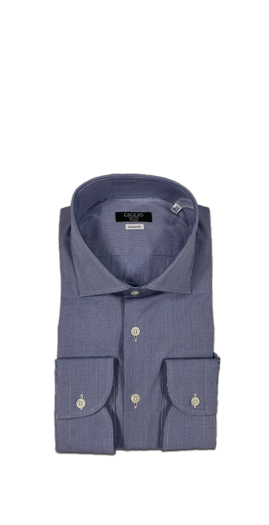 Giglio Milano Camicia a quadrettini blu