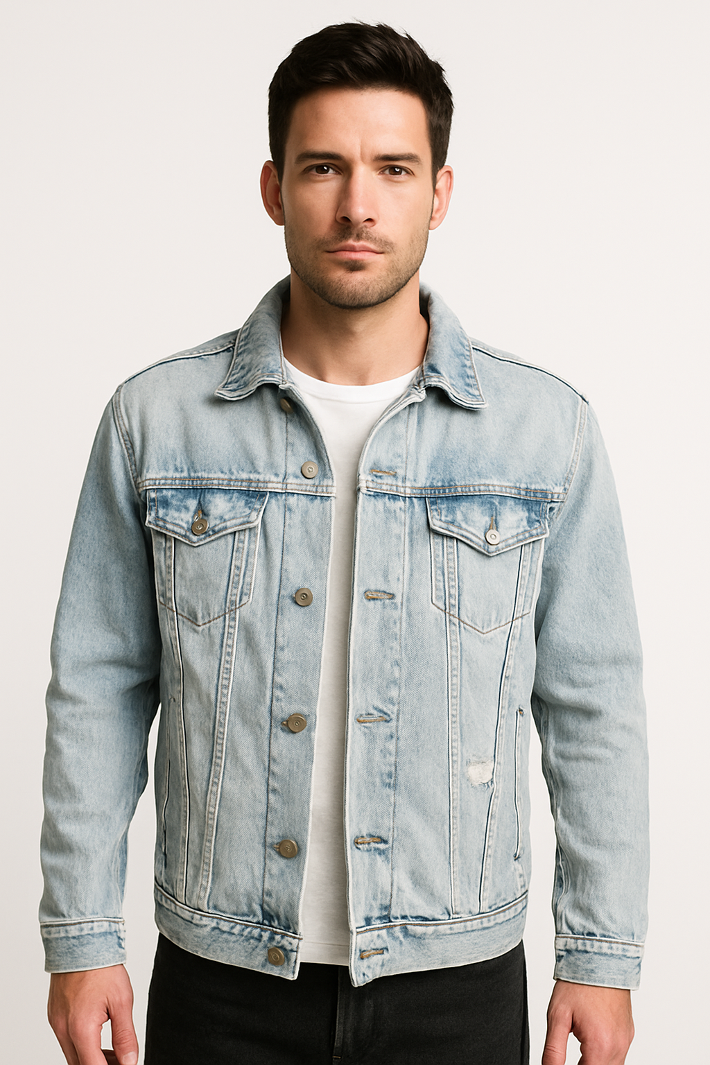 Rytual Giubbetto Jeans lavaggio chiaro