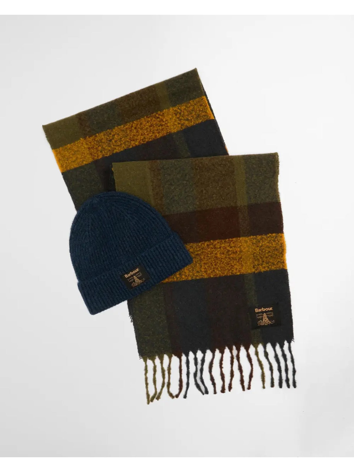 Barbour Westerdale Classic Beanie & Scarf Set