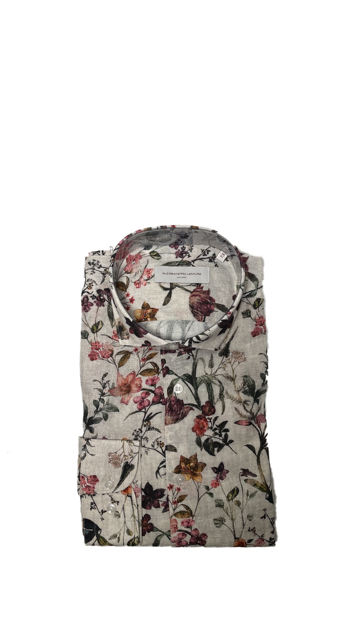 Alessandro Lamura Camicia con fiori
